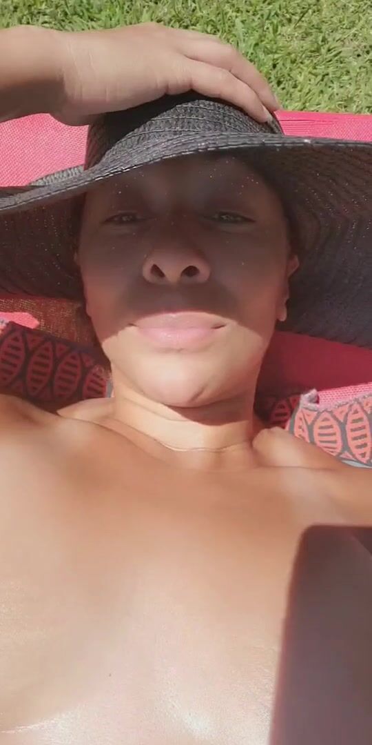 Just doing a little tanning on this Fri-YAY!