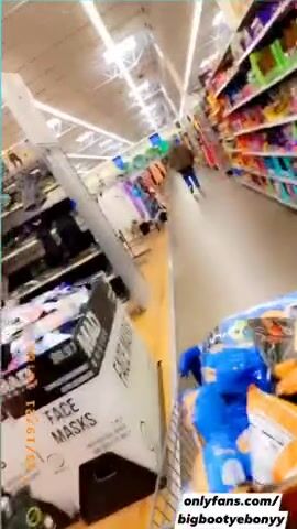 So.... I pulled my big tits out in Walmart ???? Would you suck them in public? ????????