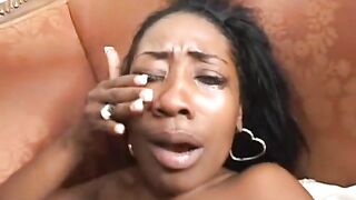 Black Porn Legends: Beauty Dior fucked so hard in the ass she starts crying - takes it like a champ #4