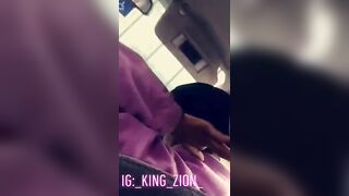 While her mom in the front