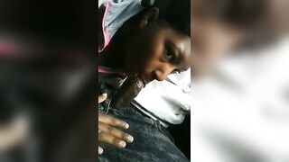 Ebony Throat: While her mom in the front #4