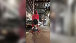 Ebony Throat: This lit asf! Idk who she is but if you tell me I'll find n post more of her vids #2