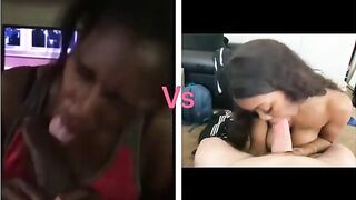 Ebony Throat: Blowjob battle pick ur winner #3