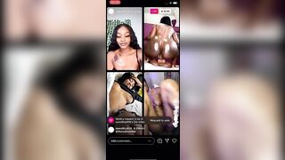 Ebony Throat: Y’all this Instagram live was wilddddd it’s not throat but damn I had to post this #4