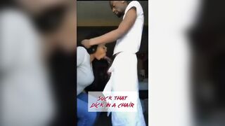 Ebony Throat: Simon says dick sucking... #1