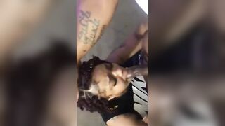 Ebony Throat: Suck that shit #4