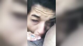 Ebony Throat: Car bj #2