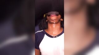 Ebony Throat: Make her throat a playhouse #2