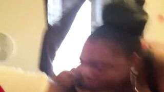 Ebony Throat: ♥️♥️Made him nut in two minutes♥️♥️ #4