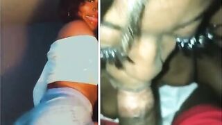 Ebony Throat: Ig thot swallowing #4