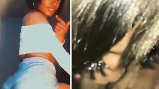 Ebony Throat: Ig thot swallowing #2