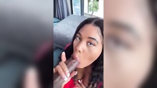 Ebony Throat: What’s the reason y’all like to watch dick suckin videos ? #4