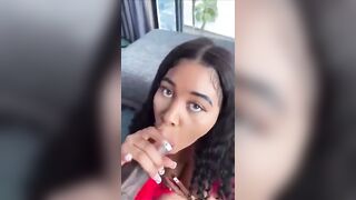 Ebony Throat: What’s the reason y’all like to watch dick suckin videos ? #3