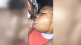 Ebony Throat: Bro must have ordered a throat special with no teeth ♥️♥️♥️♥️ #2