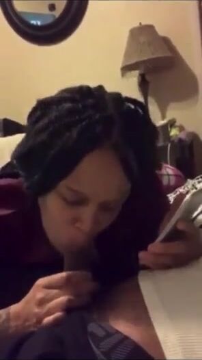 Giving him head while on a phone interview ????❤️