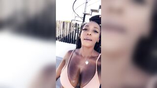 Ebony Petite: The sun can’t melt my chocolate but maybe you can #2