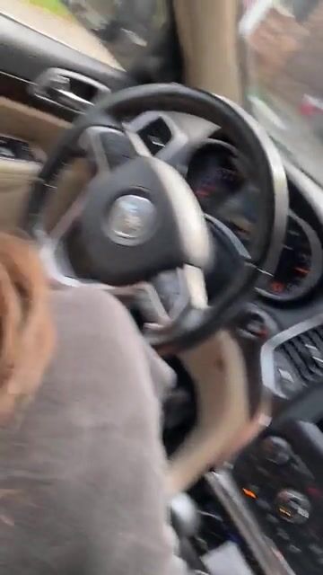 Head in her driveway broad day
