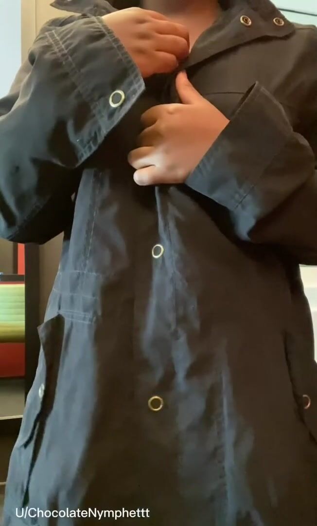 It’s fun to be naked under coats????