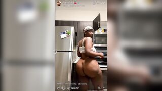 Ebony Homemade: Cookin with no bottoms on♥️♥️♥️♥️ #4