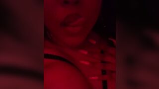 Ebony Homemade: How long do you think my tongue is? ♥️♥️ #2
