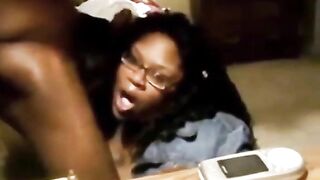 Ebony Throat: Bbw blowing the dick crazy lady’s pay attention and learn #4