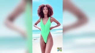 Ebony Girls In Swimwear: Juliana Nalú #2