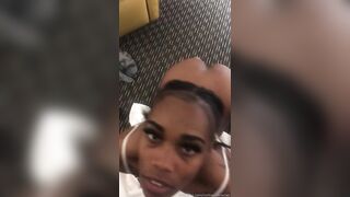 Ebony Exotic Freaks: on her knees #4