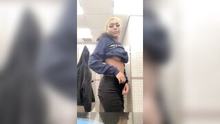 Ebony: You walk into the men’s room and see me, wyd next? #4