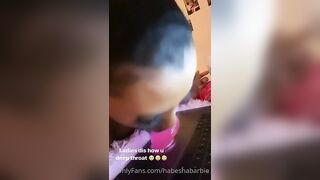 East African Girls: Habesha Deep throat. #4