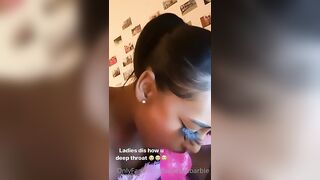 East African Girls: Habesha Deep throat. #2