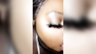 Black Chicks / White Dicks: Sucking white dick is my favorite hobby.  ♥️♥️♥️♥️ #2