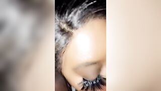 Black Chicks / White Dicks: Sucking white dick is my favorite hobby.  ♥️♥️♥️♥️ #3