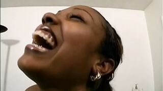 Black Porn Legends: Lacey Duvalle, 18 years old, gets introduced to the game #4