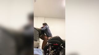 Black Chicks / White Dicks: Coming home from a date, we couldn’t even make it out of the garage without getting down to business #2