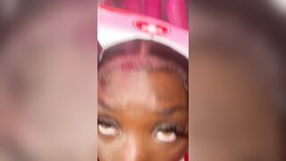 Black Chicks / White Dicks: She loves being watched sucking dick #3