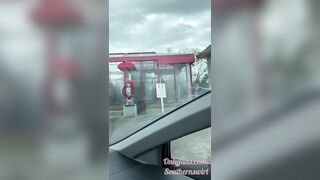 Black Chicks / White Dicks: When Daddy wants road head but you’re driving so you go through the car wash ♥️♥️ #2