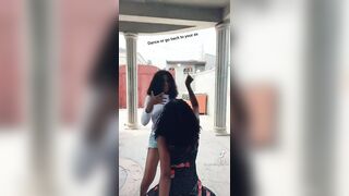 Black and Busty: White top is just ridiculous! #4