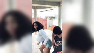 Black and Busty: White top is just ridiculous! #2