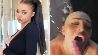 Dark Skin Ebony Women: From Tiktok to sucking cock #2